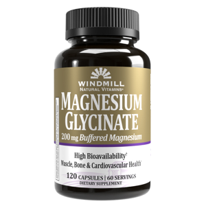 GLICINATO DE MAGNESIO 200MG 120 CAPS WINDMILL