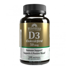 WINDMILL VITAMIN D3 50MCG / 100 SOFTGEL