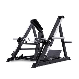 Máquina de remo lineal inclinado profesional con agarre premium