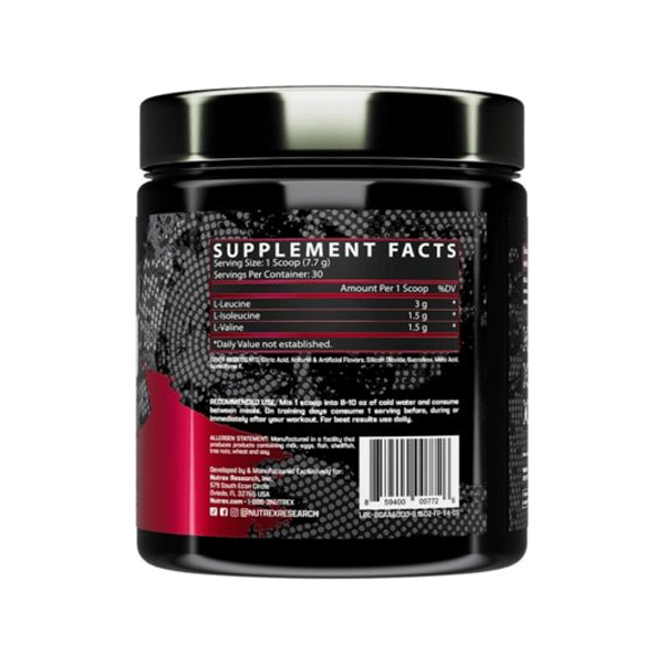 NUTREX BCAA 6000 FRUIT PUNCH 30SERV 2