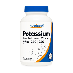 NUTRICOST - CITRATO POTASIO (99MG) 240CAPS