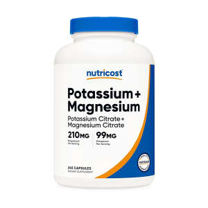 NUTRICOST - CITRATO POTASIO (99MG) MAGNESIO (210MG) 240CAPS