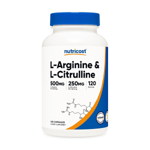 NUTRICOST - L ARGININA + L CITRULINA 500MG 120CAPS